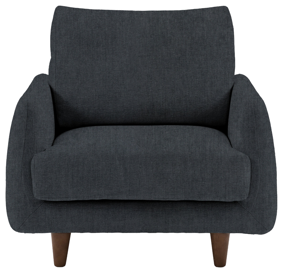 Gallery Direct Oakwood Armchair in Verona Azure upholstery, product view