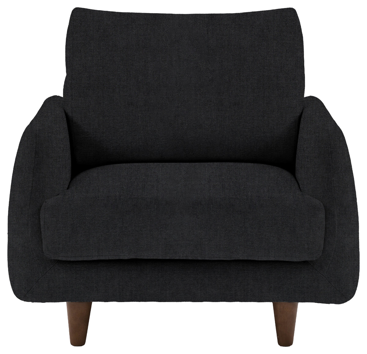 Gallery Direct Oakwood Armchair in Verona Carbon upholstery, product view