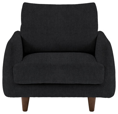 Gallery Direct Oakwood Armchair in Verona Carbon upholstery, product view