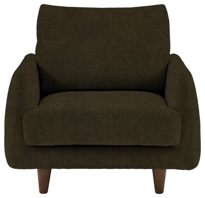 Gallery Direct Oakwood Armchair in Verona Seaweed upholstery, product view