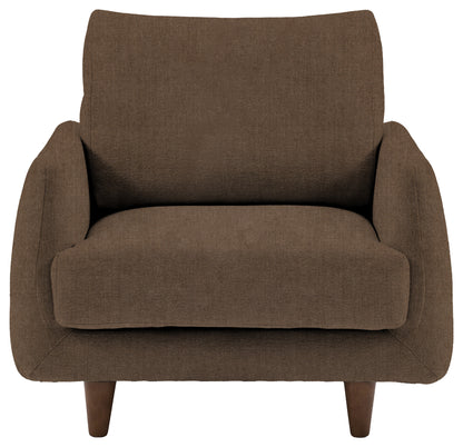 Gallery Direct Oakwood Armchair in Verona Sepia upholstery, product view