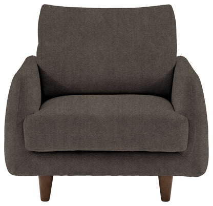 Gallery Direct Oakwood Armchair in Verona Twilight upholstery, product view