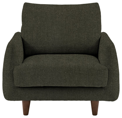 Gallery Direct Oakwood Armchair in Willow Hunter upholstery, product view