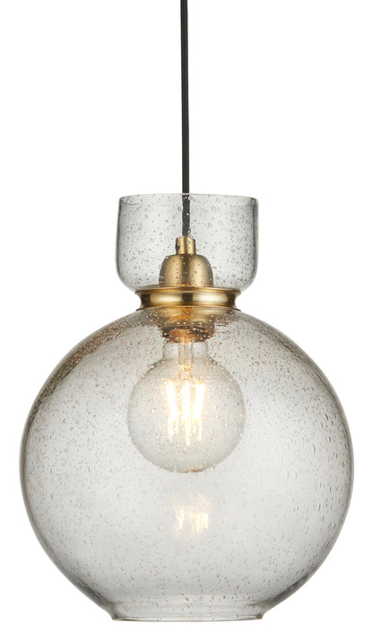 Gallery Direct Odette Bubble Pendant Light Clear, complete product view on a white background