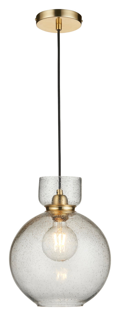 Gallery Direct Odette Bubble Pendant Light Clear, complete product view on a white background