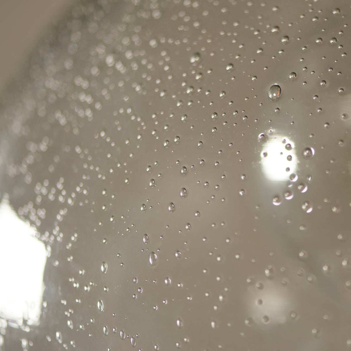 Gallery Direct Odette Bubble Pendant Light Clear, close-up of the finish and design