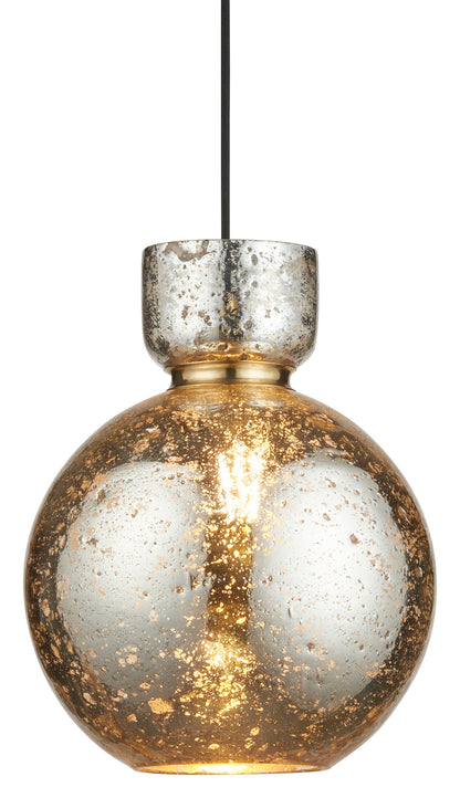 Gallery Direct Odette Bubble Pendant Light Smoked, complete product view on a white background