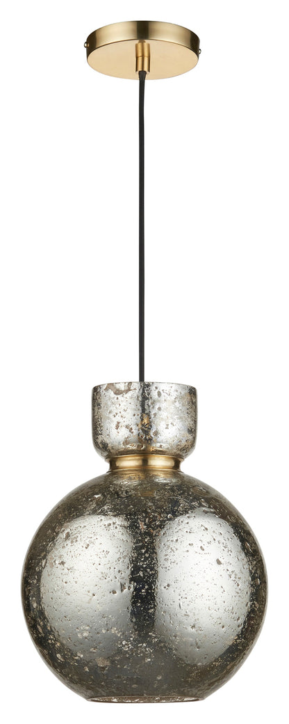 Gallery Direct Odette Bubble Pendant Light Smoked, complete product view on a white background