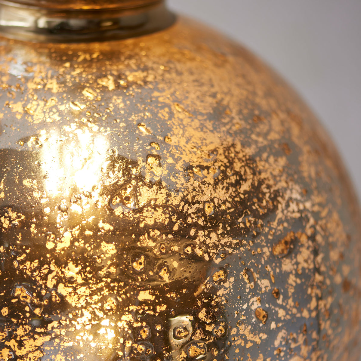 Gallery Direct Odette Bubble Pendant Light Smoked, close-up of the finish and design