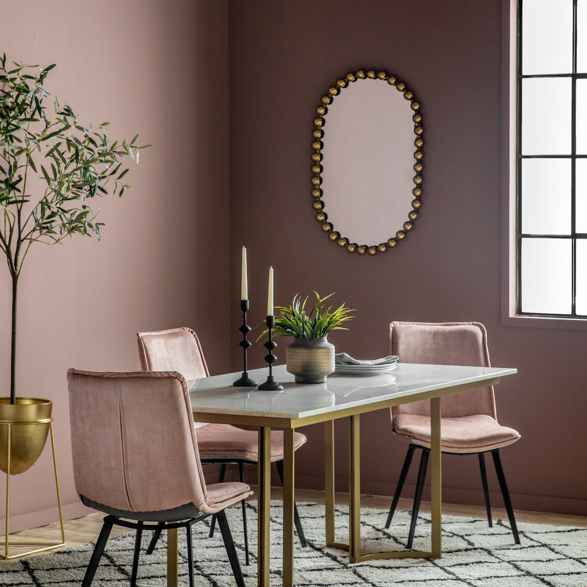 Gallery Direct Olive Tree Small Green, styled in a supplier lifestyle setting