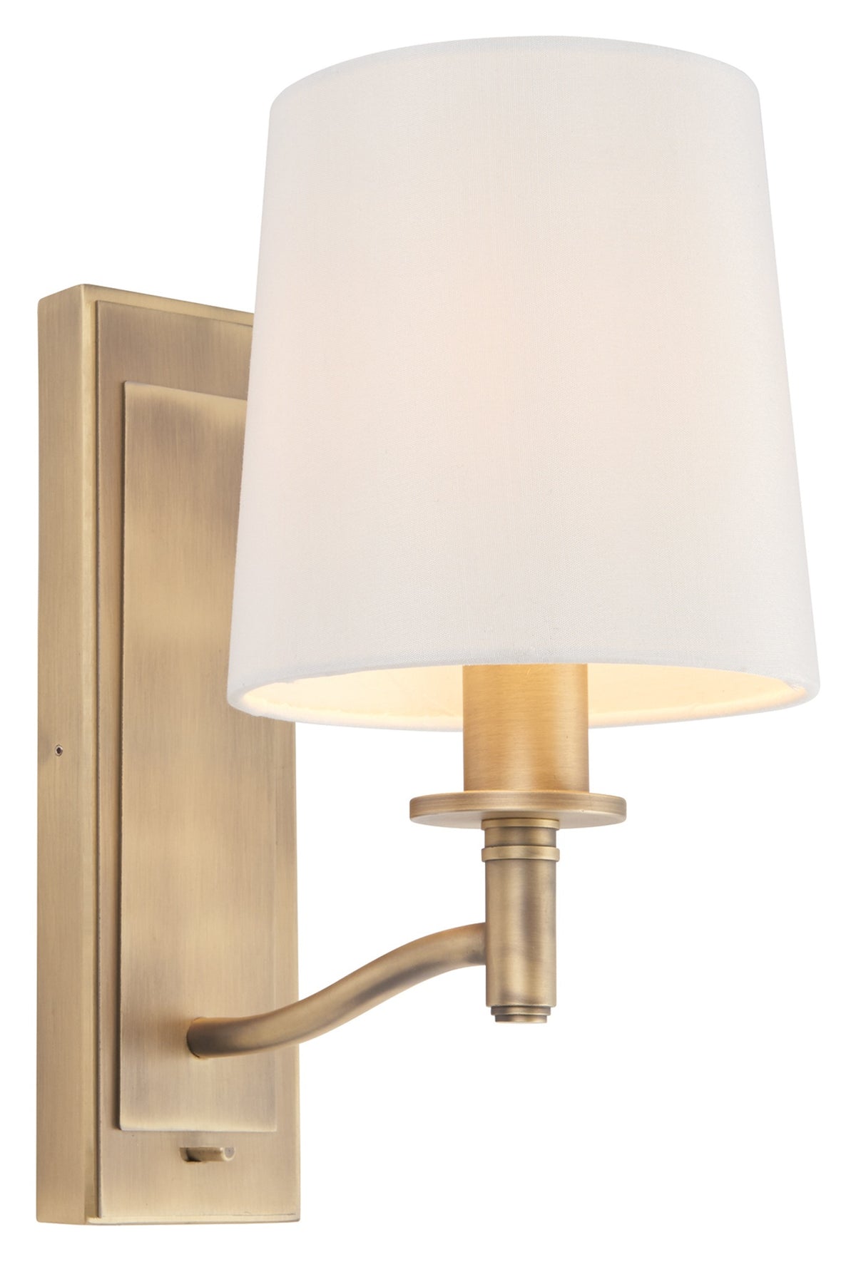 Gallery Direct Ortona Wall Light, complete product view on a white background