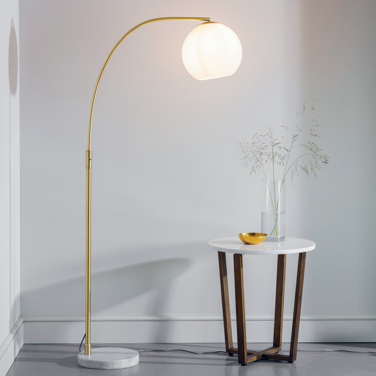 Gallery Direct Otto Floor Lamp, styled in a room setting