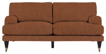 Gallery Direct Padbury 3 Seater Sofa in Verona Apricot upholstery, product view