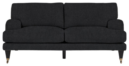 Gallery Direct Padbury 3 Seater Sofa in Verona Carbon upholstery, product view