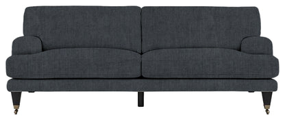 Gallery Direct Padbury 4 Seater Sofa in Verona Azure upholstery, product view