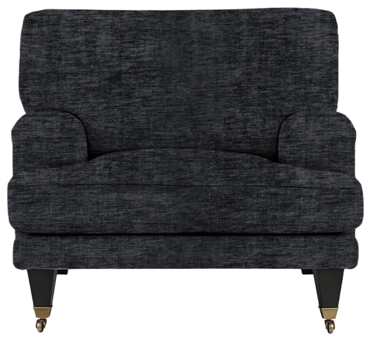 Gallery Direct Padbury Armchair in Celine Battleship upholstery, product view