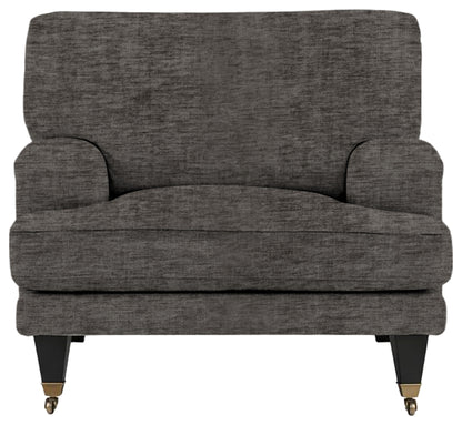 Gallery Direct Padbury Armchair in Celine Flagstone upholstery, product view