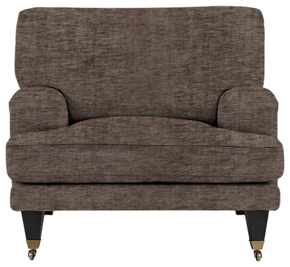 Gallery Direct Padbury Armchair in Celine Shadow upholstery, product view