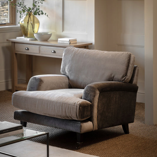 Gallery Direct Padbury Armchair styled in a living room