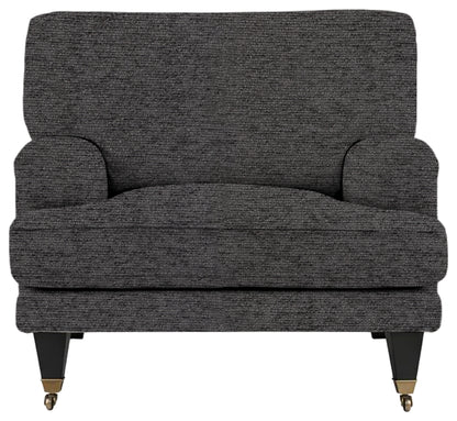 Gallery Direct Padbury Armchair in Mikah Ashen upholstery, product view