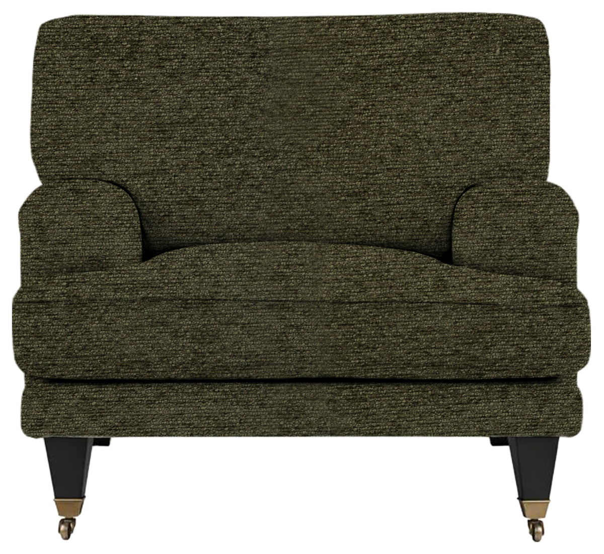 Gallery Direct Padbury Armchair in Mikah Basil upholstery, product view