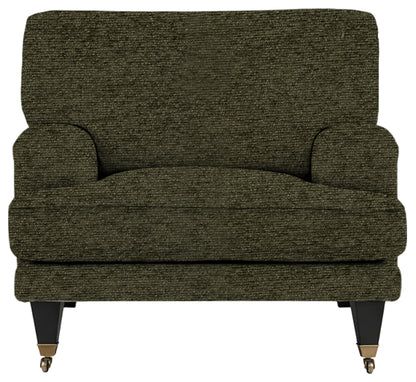Gallery Direct Padbury Armchair in Mikah Basil upholstery, product view