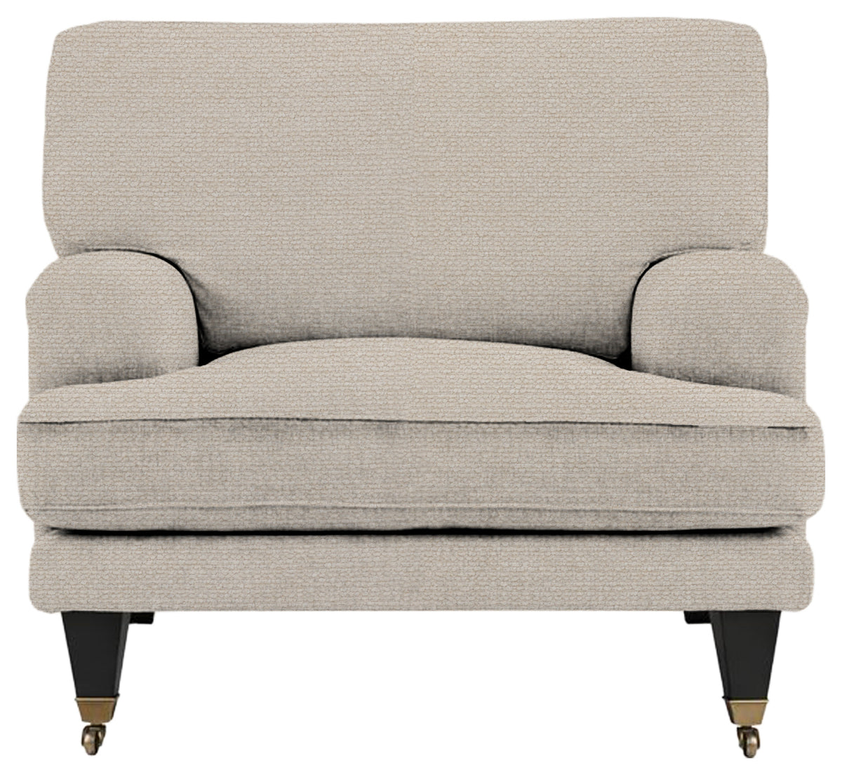 Gallery Direct Padbury Armchair in Mikah Vanilla upholstery, product view