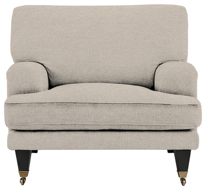 Gallery Direct Padbury Armchair in Mikah Vanilla upholstery, product view