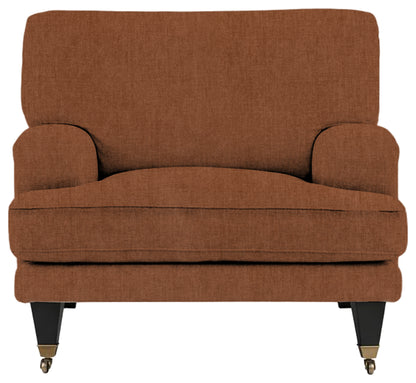 Gallery Direct Padbury Armchair in Verona Apricot upholstery, product view