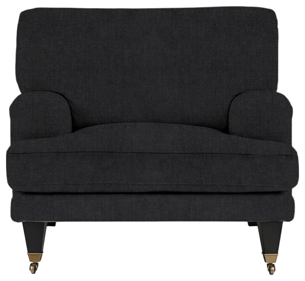 Gallery Direct Padbury Armchair in Verona Carbon upholstery, product view