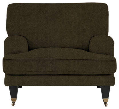Gallery Direct Padbury Armchair in Verona Seaweed upholstery, product view