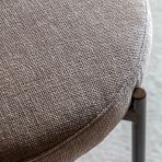 Gallery Direct Pair of Aveley Dining Chairs with a Natural soft textured seat upholstery