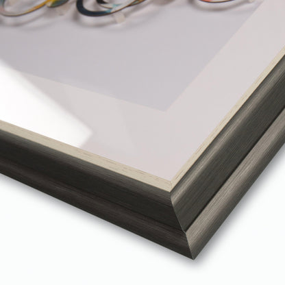 Gallery Direct Peloton Framed Art, close-up of the artwork and frame details