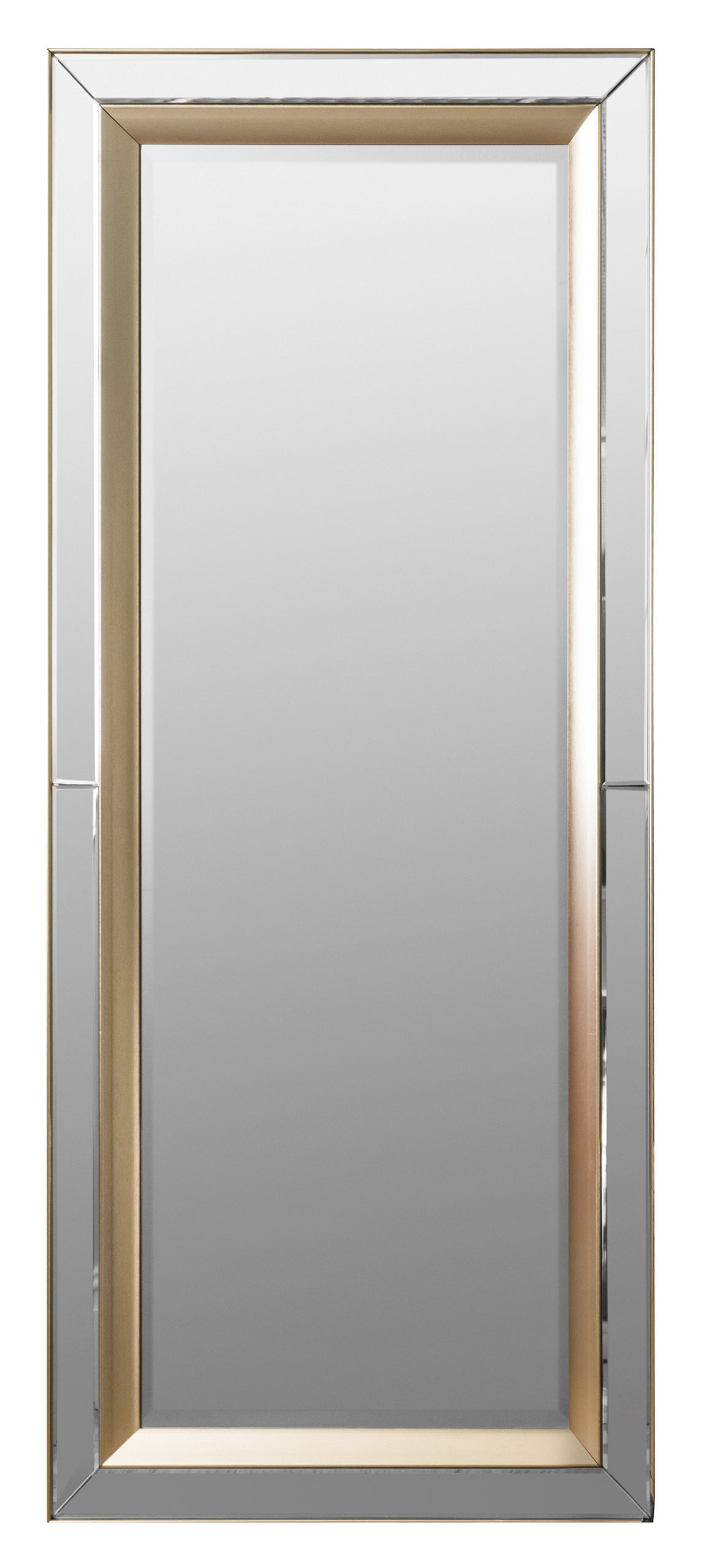 Gallery Direct Phantom Leaner Mirror, complete product view
