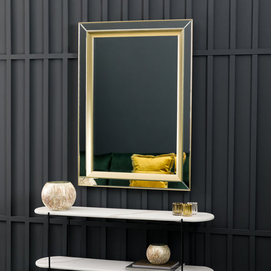 Gallery Direct Phantom Mirror Rectangle displayed in a styled interior