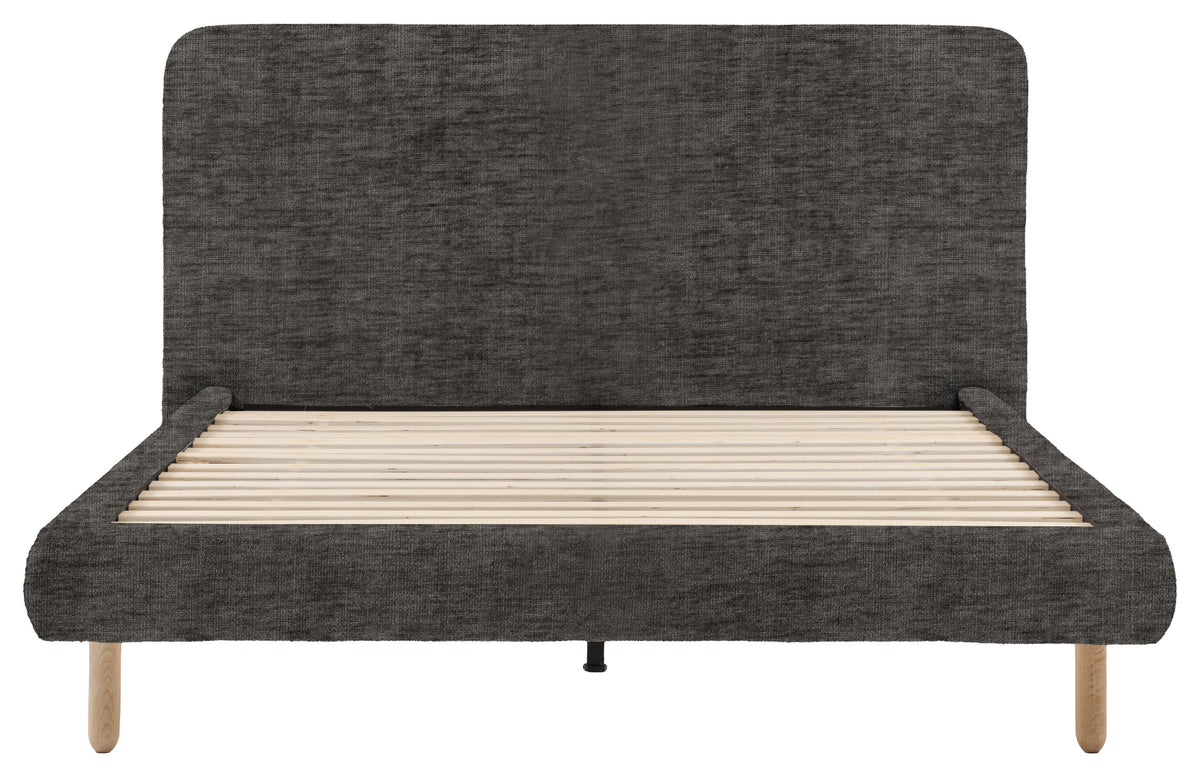 Gallery Direct Rabley Bedstead King Size in Celine Flagstone upholstery, product view