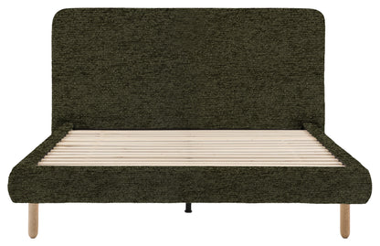 Gallery Direct Rabley Bedstead King Size in Mikah Basil upholstery, product view