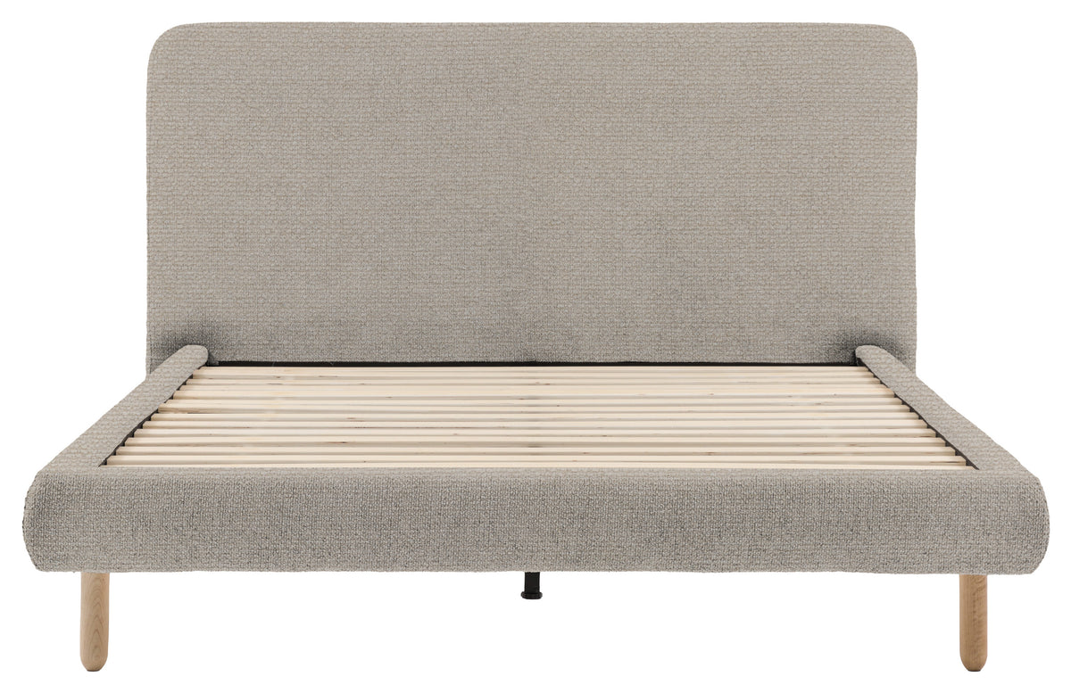 Gallery Direct Rabley Bedstead King Size in Mikah Vanilla upholstery, product view