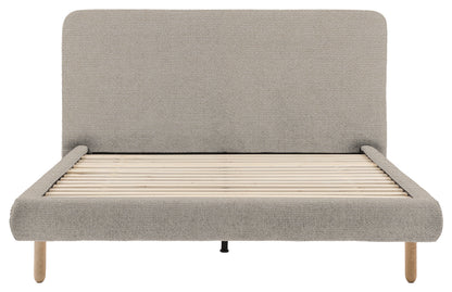 Gallery Direct Rabley Bedstead King Size in Mikah Vanilla upholstery, product view