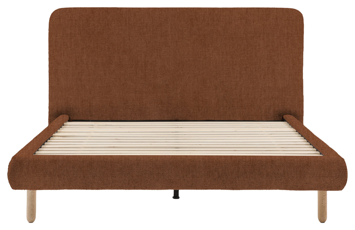 Gallery Direct Rabley Bedstead King Size in Verona Apricot upholstery, product view
