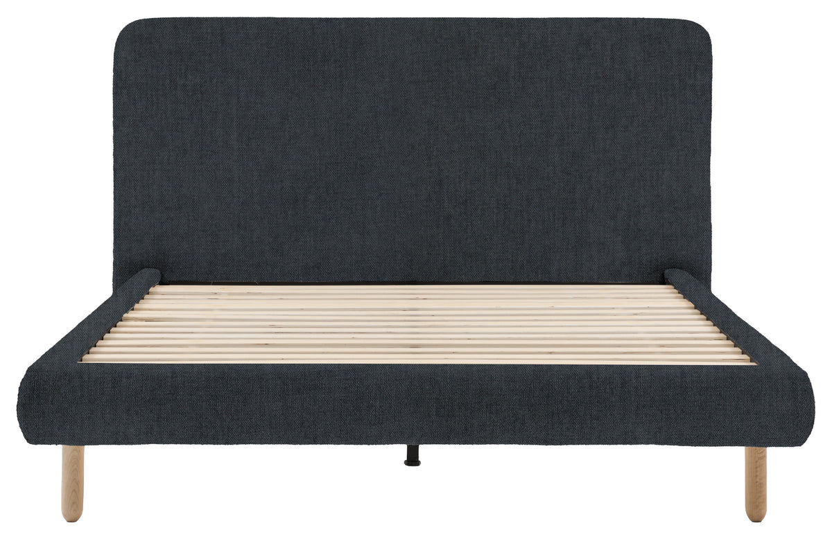 Gallery Direct Rabley Bedstead King Size in Verona Azure upholstery, product view