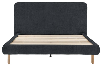 Gallery Direct Rabley Bedstead King Size in Verona Azure upholstery, product view