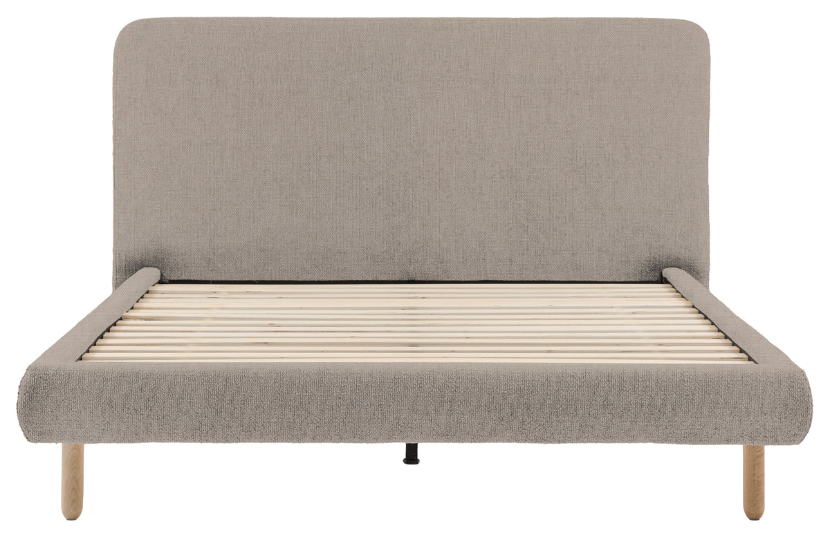 Gallery Direct Rabley Bedstead King Size in Verona Ghost upholstery, product view