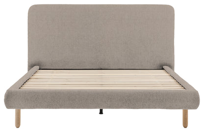 Gallery Direct Rabley Bedstead King Size in Verona Ghost upholstery, product view