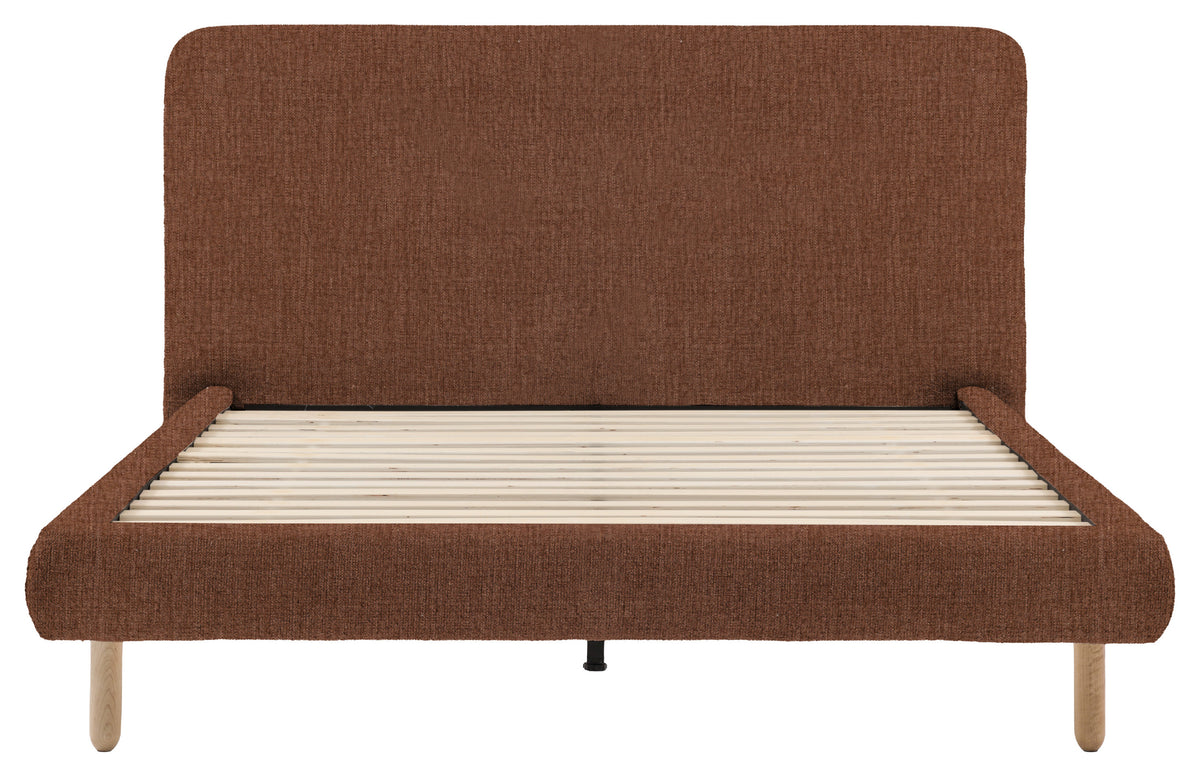 Gallery Direct Rabley Bedstead King Size in Willow Henna upholstery, product view