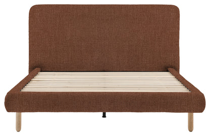 Gallery Direct Rabley Bedstead King Size in Willow Henna upholstery, product view