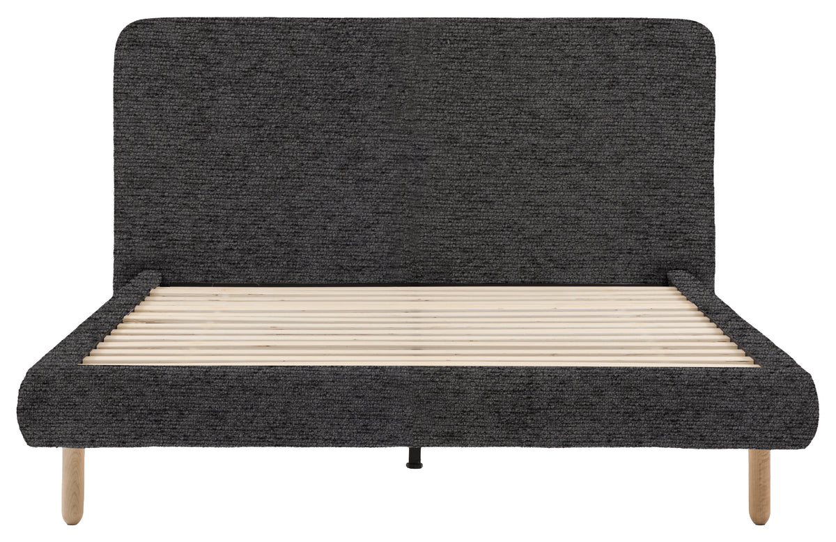 Gallery Direct Rabley Bedstead Super King Size in Mikah Ashen upholstery, product view
