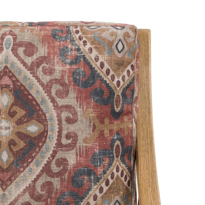 Gallery Direct Reliant Armchair in Zari Jacquard upholstered fabric with an ash wood frame