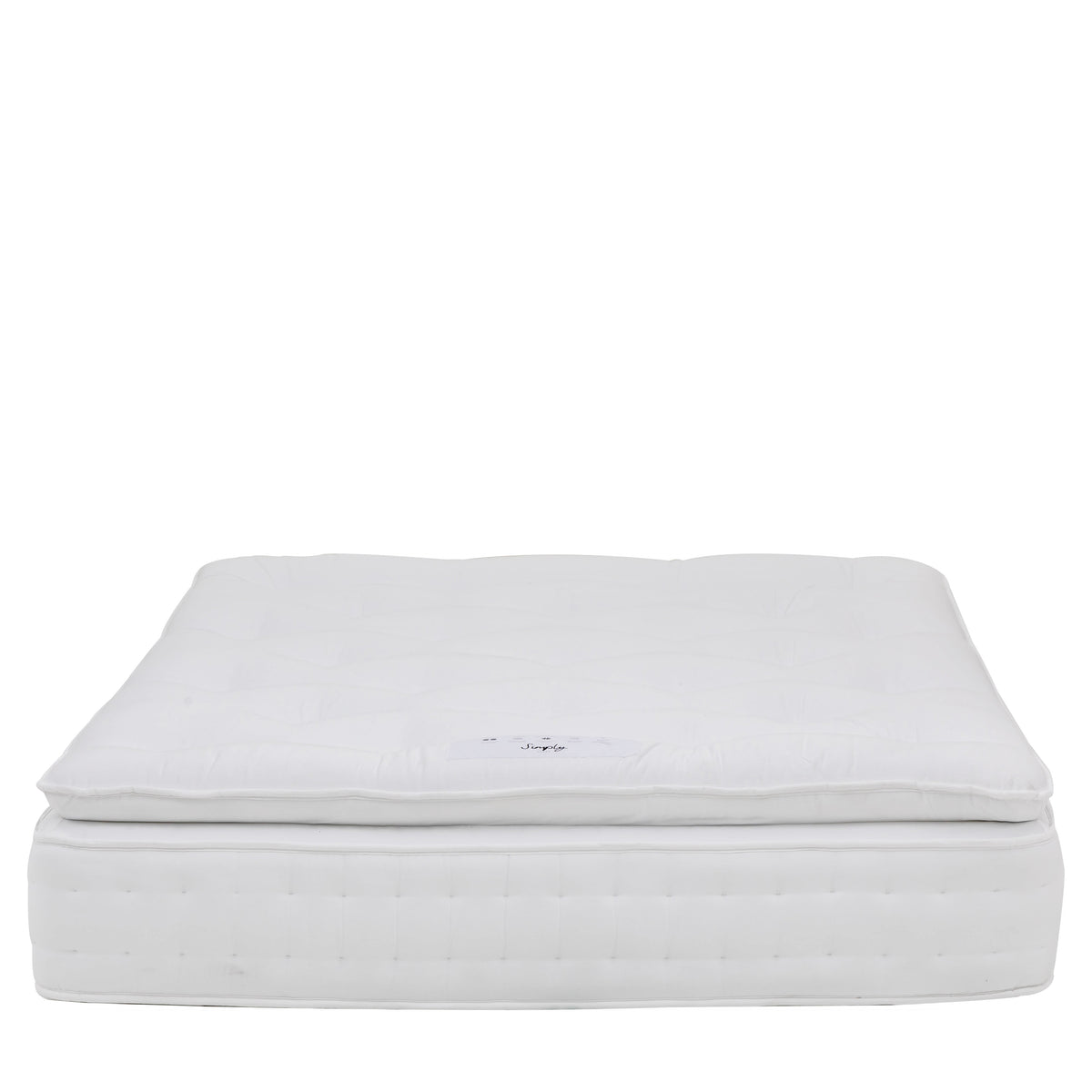 Gallery Direct SS Cotton Pillowtop Mattress 150cm shown on a white background