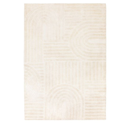 Gallery Direct Saser Large Rug 1600x2300mm in a natural colour with geometric pattern